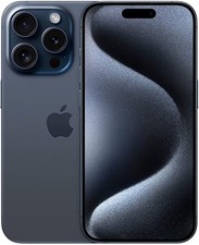 Apple iPhone 15 Pro - 128 GB - Blue Titanium (Unlocked) for sale