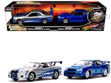 NISSAN GT-R BNR34/SKYLINE GT-R 2 PC SET FAST FURIOUS 25 YEARS 1/32 JADA 31980