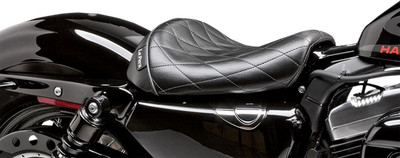 Le Pera LK-006 DM Bare Bones Solo Seat Diamond Pleated Seat - 10'' w