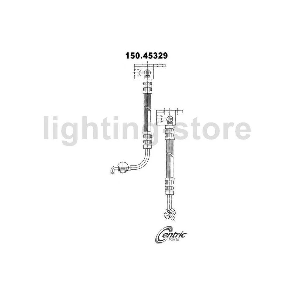 Гидравлический шланг заднего левого заднего правого тормоза 2X центральные детали подходят для Mazda 1990-2005 - Изображение 4 из 4