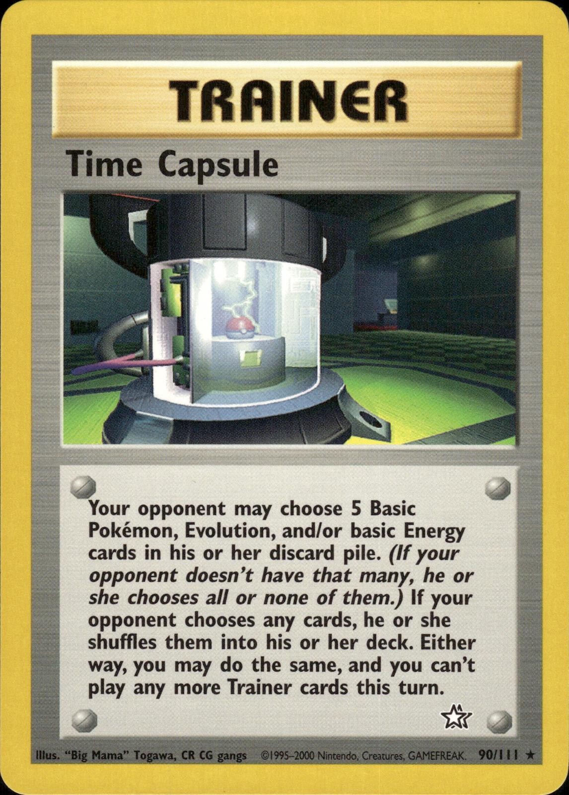 Pokemon Neo Genesis Rare Time Capsule 90/111 - Near Mint (NM)
