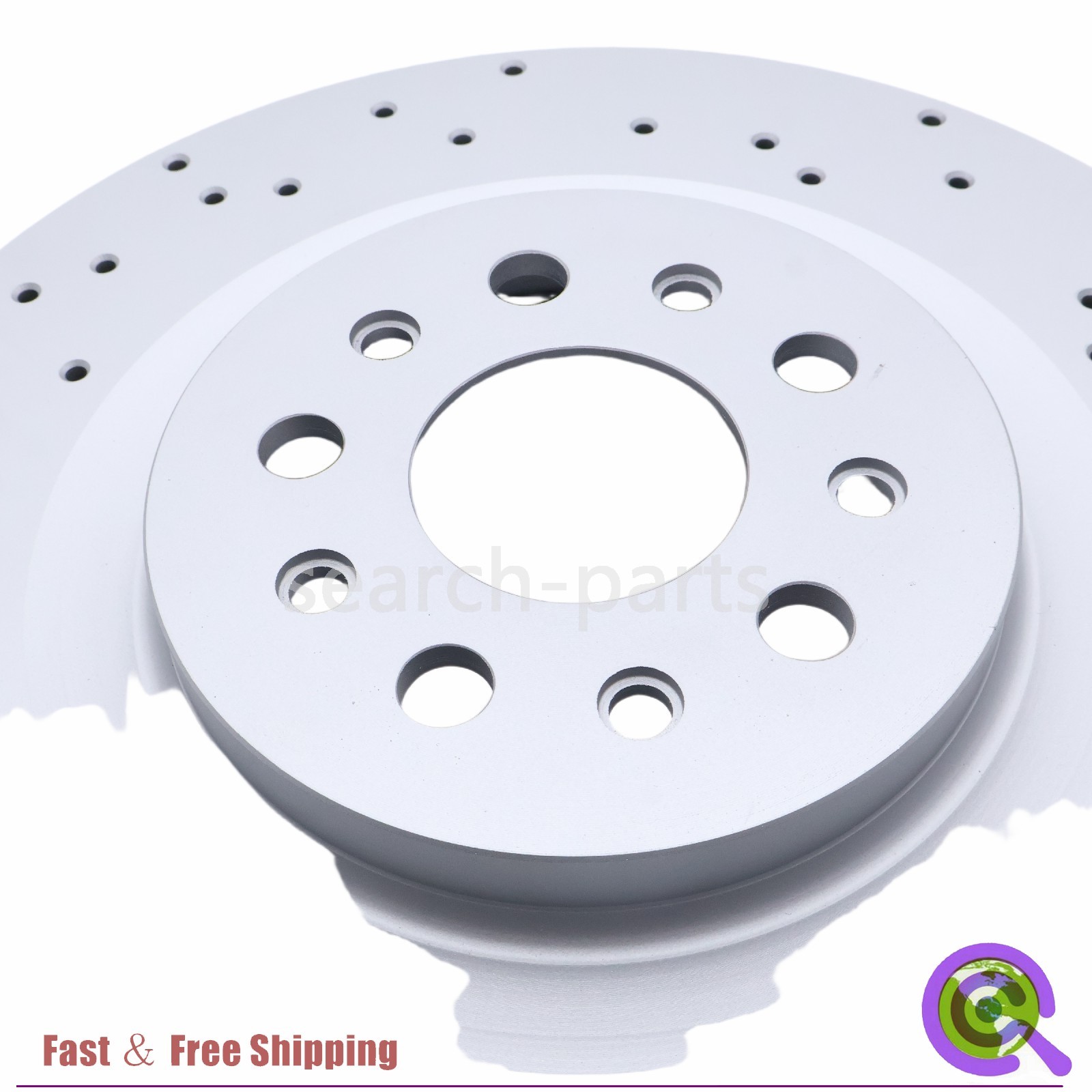 Rear Performance 2PC Disc 670035019 Fit Maserati Ghibli Quattroporte 17-21