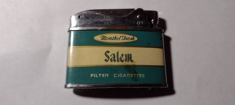 Vintage Penguin Lighter/ Salem: Menthol Fresh