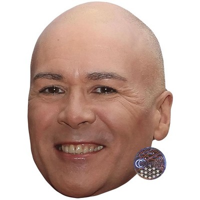 Philip Oakey (Grin) Celebrity Mask, Flat Card Face, Fancy Dress Mask