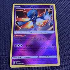 Radiant Gardevoir 069/196 - Lost Origin Pokemon Holo - NM Radiant
