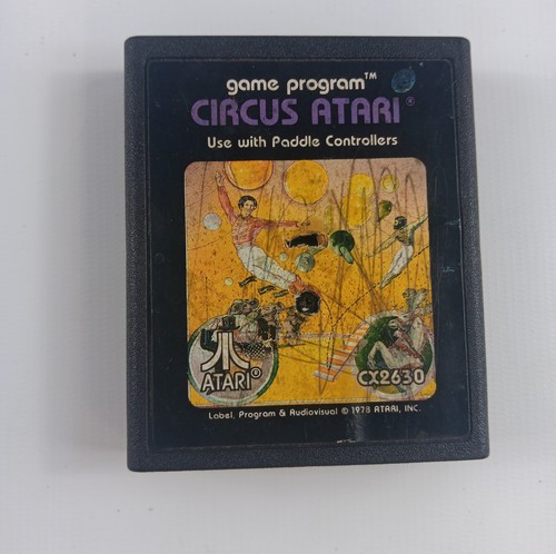 Circus Atari (Atari 2600, 1978) Authentic Cartridge Only