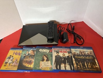 Sony BDP-BX520 Blu-ray DVD Player Remote HDMI Cables Cleaned Tested Works Great