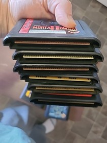 Lot Of 11 Sega Genesis Games Toejam And Earl Mortal Combat Ii Jurrasic Park Cib