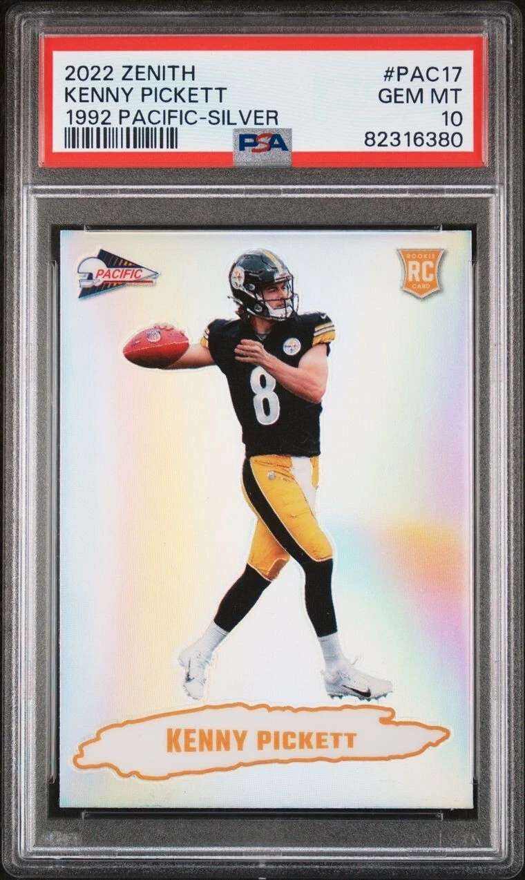 Kenny Pickett Panini Zenith 1992 Pacific #PAC17 Silver