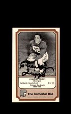 Charley Trippi Signed 1974 Fleer Immortal Roll Chicago Cardinals Autograph