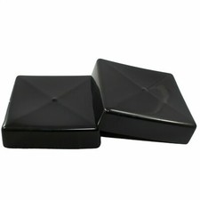 2-pack 4x4 Square Wood Vinyl End Cap Cover Post Tube Flexible Rubber Plastic 2-pack 4x4 Square Wood Vinyl End Cap Cover Post Tube Flexible Rubber Plastic