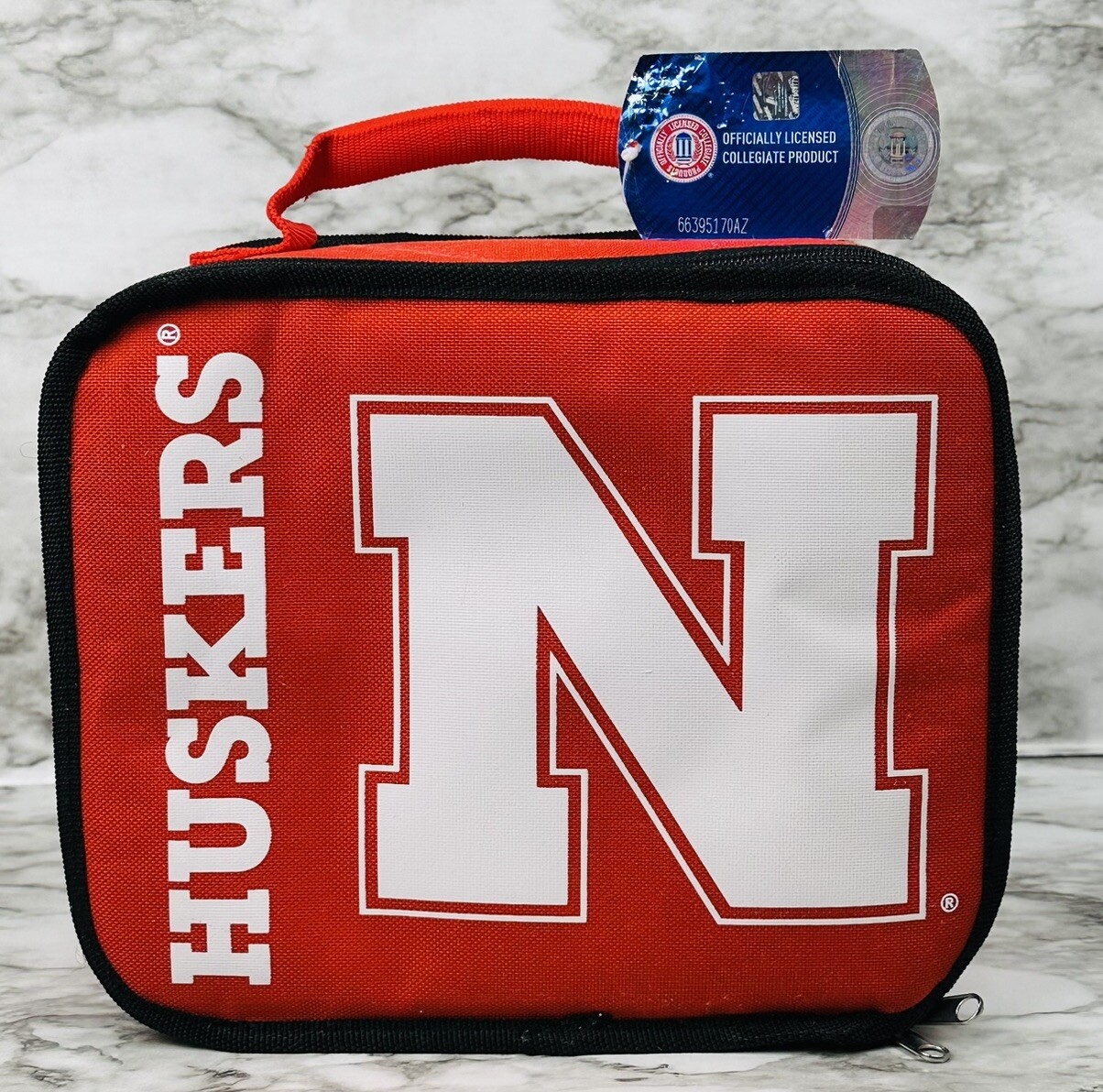 Nebraska Cornhuskers Sacked Lunch Box Case NCAA Officially Licensed NEW