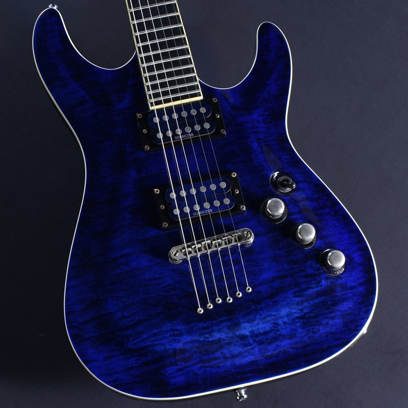 Schecter☆Exotic Star☆AD-C-1-EXS/CBLU☆エボニー指板