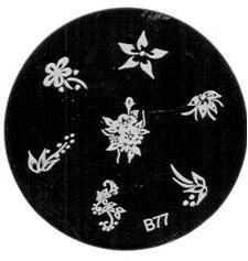 LIBERA SELEZIONE 16 stencil nail art stampaggio raschietto timbro unghie NUOVO - Foto 16 di 18