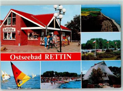 10453333 - 2430 Rettin Ostseebad Windsurfer Kiosk Campingplatz Reethaus |  eBay.de