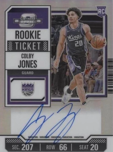 2023-24 Panini Contenders Optic - Colby Jones #135