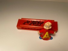 Vintage Proll Toys Inc Plastic 10 Hole Harmonica Embossed With Chipmunk Notes