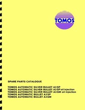 Tomos Bullet & Silver Bullet Moped Parts Manual 1984