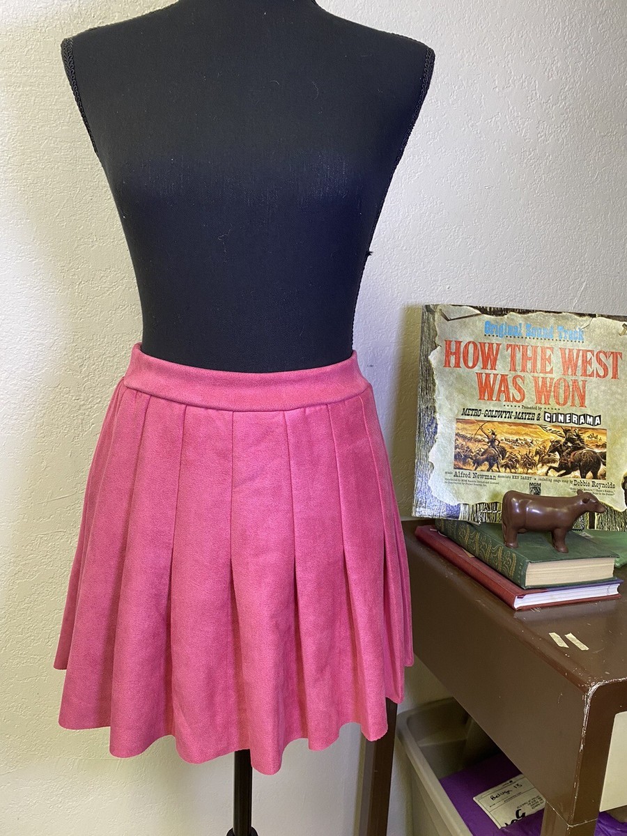 Kalinga Ashok Pink Metallic Pleated Midi Skirt Reel Combo Academy