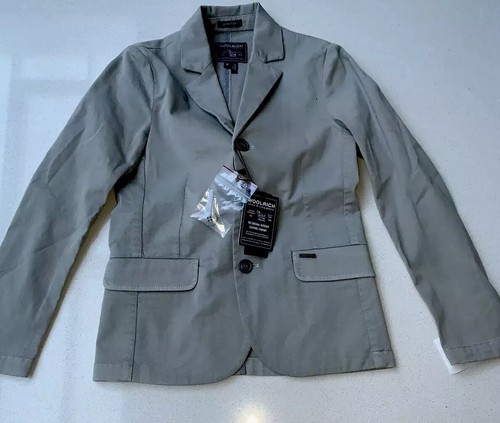 Prezzo per andare 🌟 grigio WOOLRICH BLAZER con motivo 8 ANNI-RRP £ 145  MADE IN ITALY | eBay