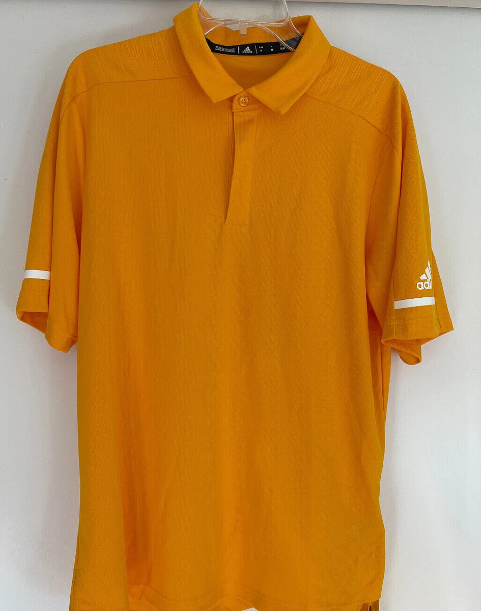 Adidas Team Iconic Coaches Men Polo Shirt Collegiate Gold White
