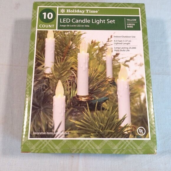 Flickering LED Candle Lights Set Battery-Operated Flameless Tea Lights  