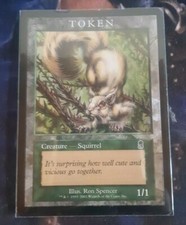 Magic Player Reward Mtg Eichhörnchen Token - Squirrel Token - Odyssee
