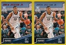 2018-19 Chronicles Playoff 177 Jaren Jackson Jr Bronze & Base RC 2 Card Lot