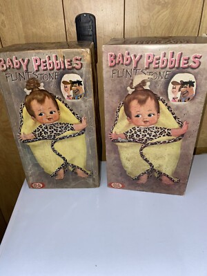 IDEAL 1960s Original Vintage Pebbles Flintstone Flintstones Baby