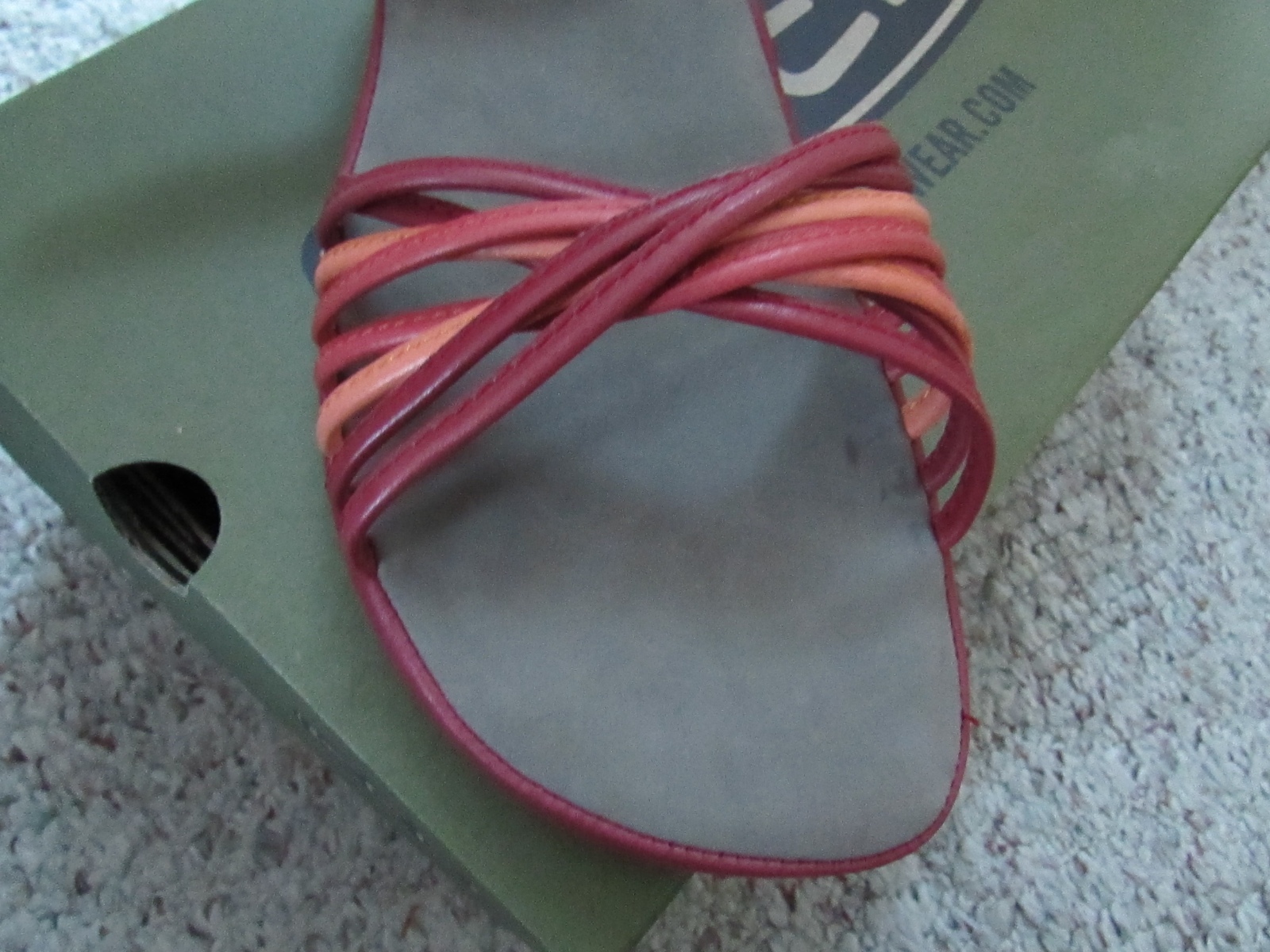 NUOVI SANDALI DONNA KEEN SMERALD CITY CON CINTURINO E FIBBIA 9 5 PELLE HENNÉ MELONE