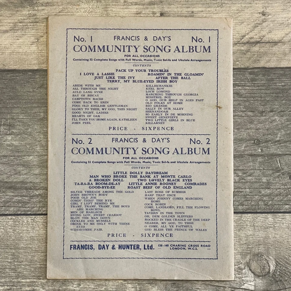 Community Song Album For All Occasions 32 complete Songs No.4 - Image 2 of 4