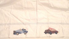 POTTERY BARN KIDS Cars And Trucks Applique Bedskirt Cribskirt NWT Boys