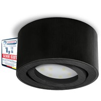 CELI-1B Led Aufbauspot Schwarz 6W Dimmbar Warm/Neutral/Tageslicht