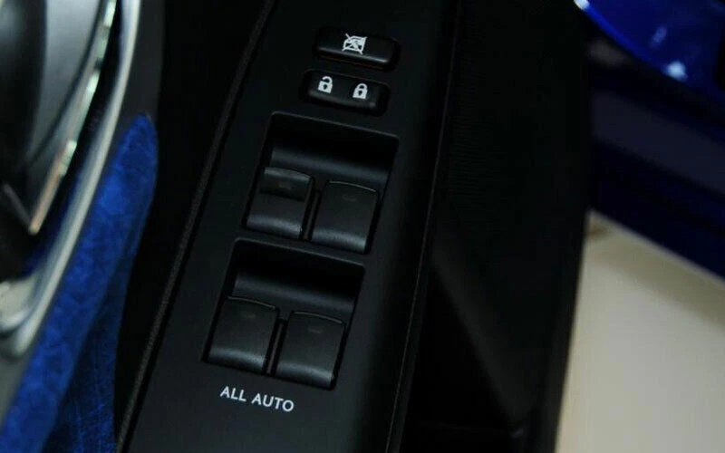 Borde de marco de panel elevador de bloqueo de ventana para Lexus CT200h 2011-2013 fibra de carbono real Foto 3 de 4