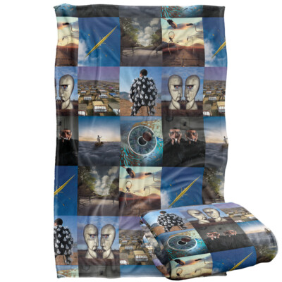 Pink Floyd Pattern Pink Floyd Pink Floyd Later Years Pattern Silky Touch Super Soft Throw ...