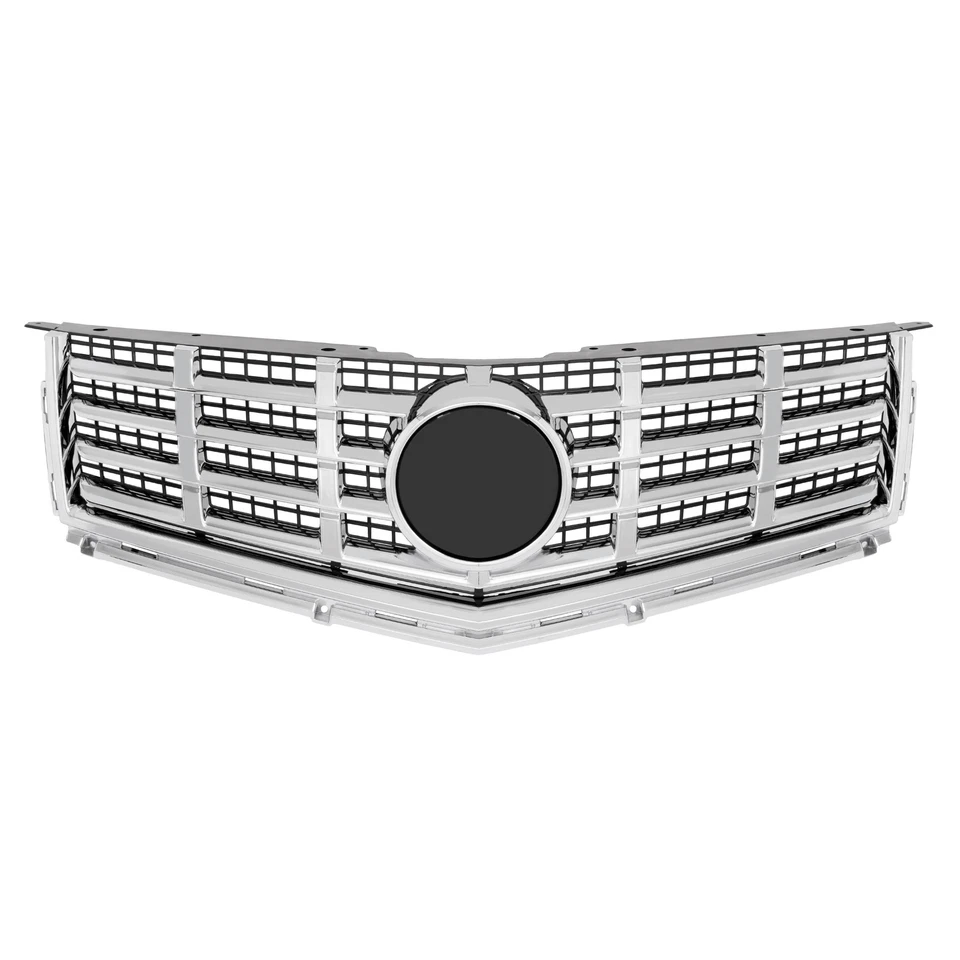 Parachoques delantero para Cadillac SRX 2013-2016 parrilla superior cromo moldura estilo malla Foto 2 de 4