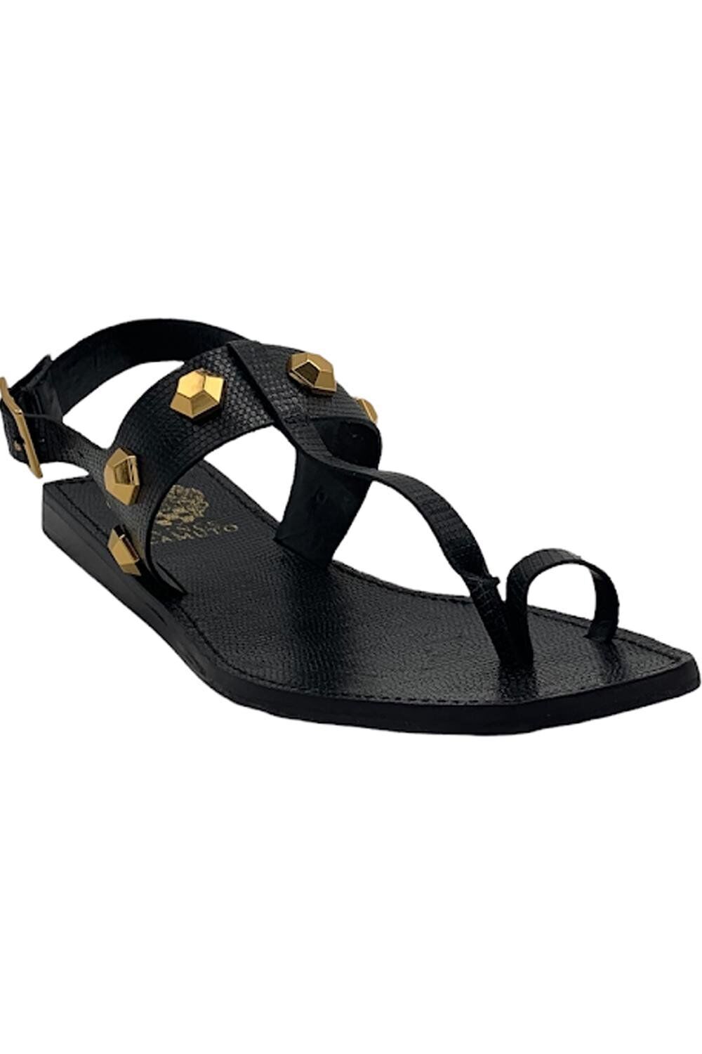 Vince Camuto Leather Toe Loop Sandals Dailette Bl… - image 2