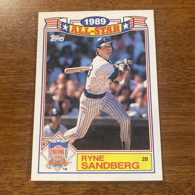 1989 Topps All Star Commemorative Ryne Sandberg #3 Chicago Cubs