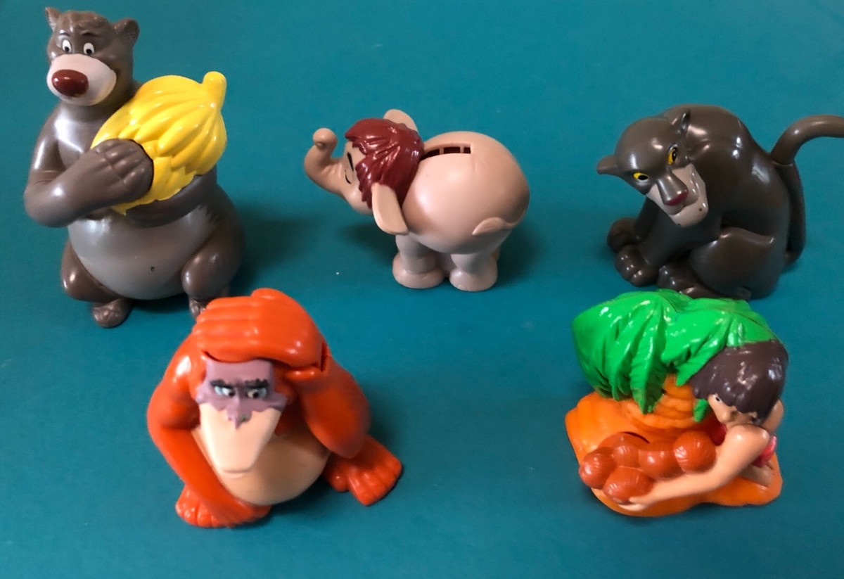 The Jungle Book Candy Dispensers 1997 McDonald's Toys Disney NEW