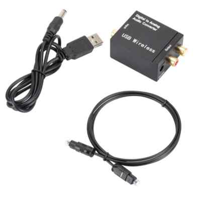 Wandler Konverter Digital Analog Audio USB Converter HiFi RCA Adapter USB Kabel