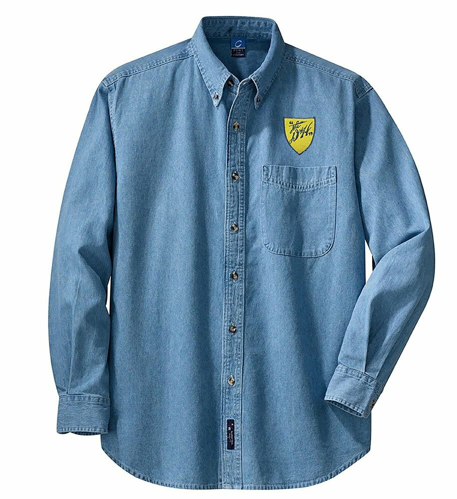 Delaware and Hudson Railway Long Sleeve Embroidered Denim [d