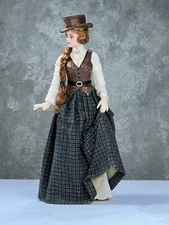 1:12 Visual Miniature Doll Dressing ~ Dana Burton~FAITH TUTORIAL/PATTERN UPRINT