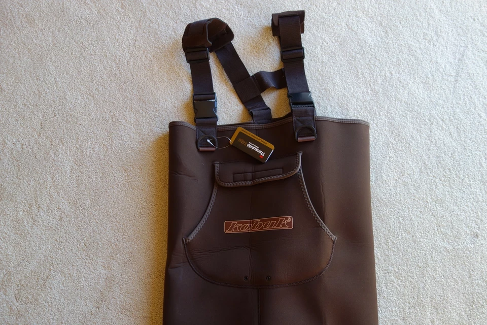 New Men Kobuk Brown Neoprene Fishing/Hunting Wader Felt Sole Sz 10 KING 200 Gram - Image 3 of 4