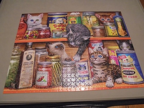 Buffalo Games 750 Piece Puzzle Cats Spice Rack Kittens Complete ...