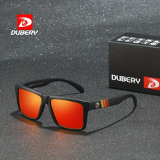 DUBERY Square Polarized Sport Sunglasses For Men Outdoor Driving Fishing Glasses
