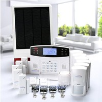 Homsecur Wireless Gsm Autodial Home Alarm System+ Solar Powered Strobe Siren Homsecur Wireless Gsm Autodial Home Alarm System+ Solar Powered Strobe Siren