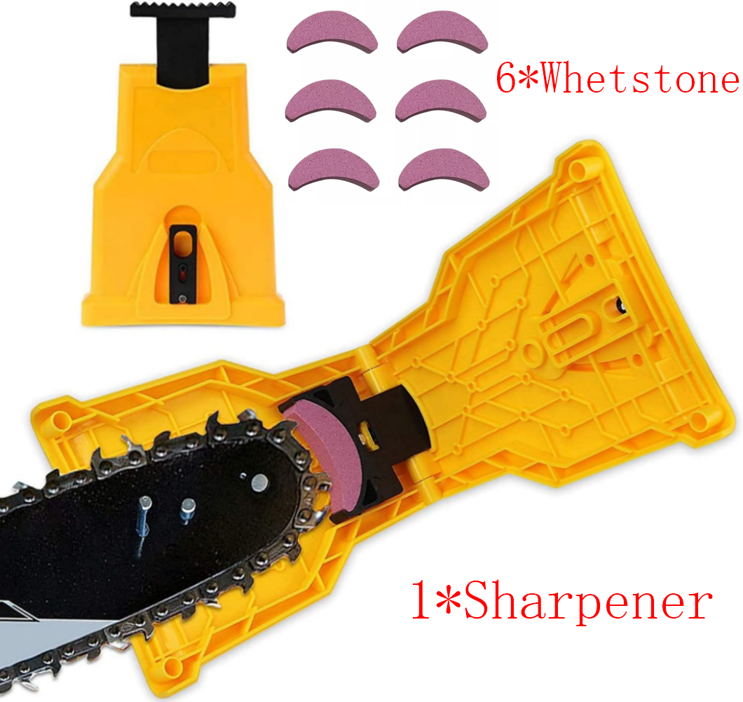Chainsaw Teeth Sharpener 14-20IN Chain Saw Blade Fast Sharpening w/6 Stone Tool