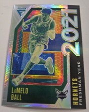 2020-21 Panini Flux Freshman Year Silver Holo Prizm LaMelo Ball RC #1