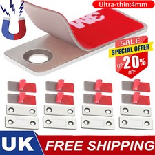 2-20 Pcs Strong Magnetic Catch Latch Ultra Thin For Door Cabinet Cupboard Silver