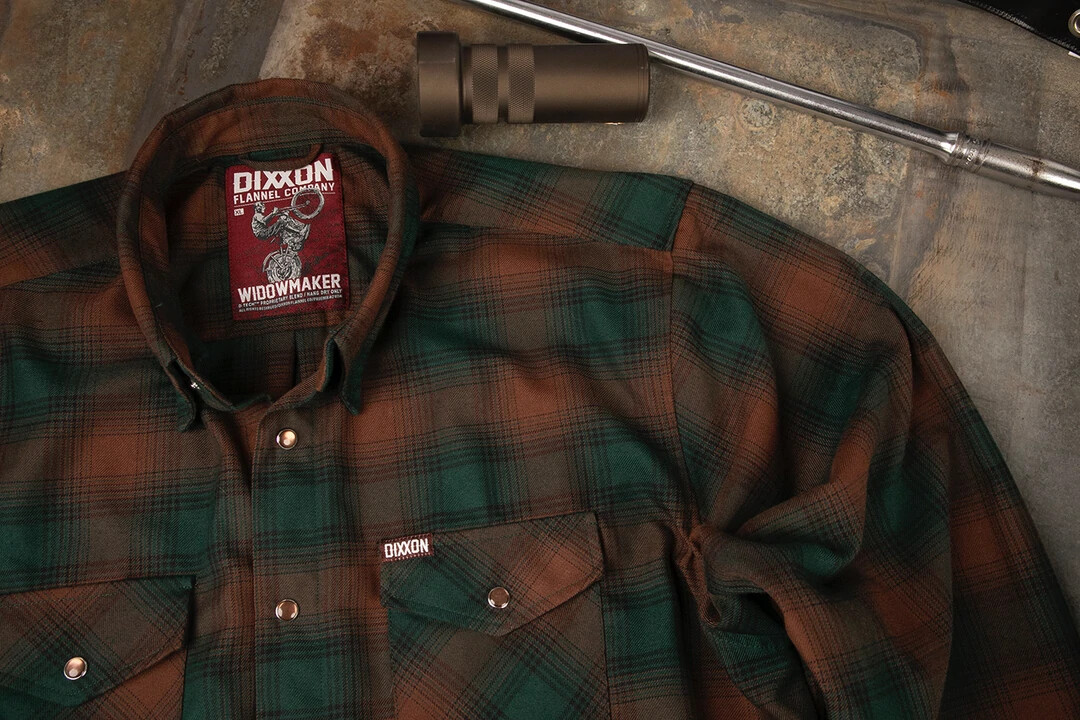 Flanelle Dixxon Widow Maker 2X - Chemise à Carreaux Homme, Manches Longues, Neuf En Boîte
